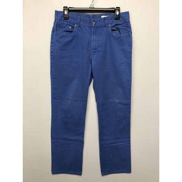 Peter Manning Men Straight Jeans Size 31x30 Blue Denim Made in USA B226 -15 - Picture 13 of 16